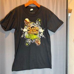 1991 Clash of the Titans Graphic Tee - Black